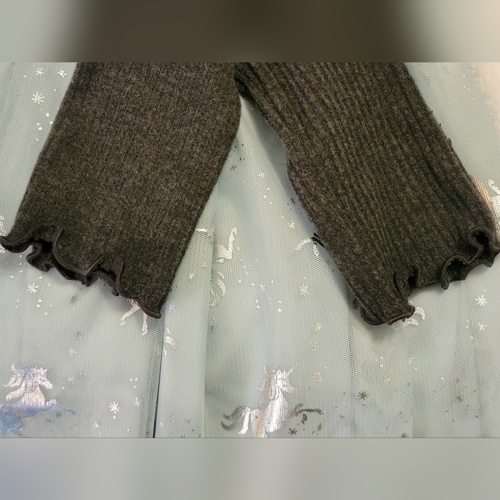 Girls Ribbed Tutu Dress - Picture 5 of 6